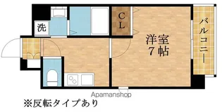 ALZA松ヶ枝Ⅱ【10階】の間取り