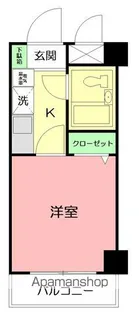 クリオ愛甲石田壱番館【603号室】の間取り