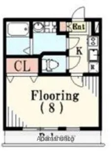 クレフラスト松戸吉井町B【1階】の間取り