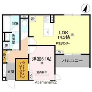 AF SWEET【203号室】の間取り