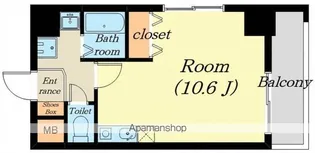 ミラージュ大津京【510号室】の間取り