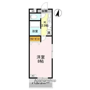 エクセレントコート C棟【1階】の間取り