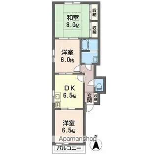 グリーンハイム C棟【1階】の間取り