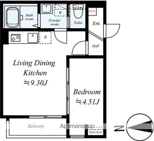 GRADUS八千代中央Ⅲ【1階】の間取り