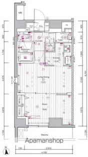 PREMIUM CUBE 上野【12階】の間取り