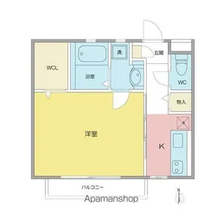 コートフクトク【2階】の間取り