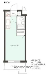 インプルーブ高井戸【1階】の間取り