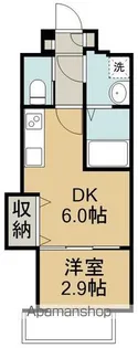 シェルグランデ原町【9階】の間取り