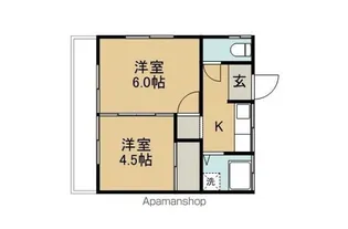 昭和荘【201号室】の間取り