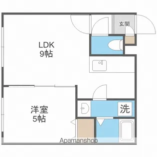 T’SCLASS栄通(ティーズクラス)【2階】の間取り