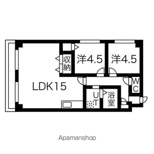 グランマドレ【407号室】の間取り