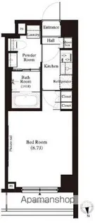 東京都中野区江原町2丁目【マンション】の間取り
