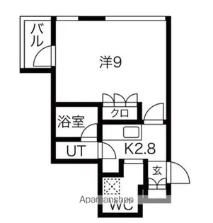 ビアティチュード【3階】の間取り
