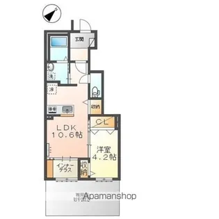 ファインハイム【1階】の間取り