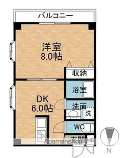 シルキーハイツ【105号室】の間取り
