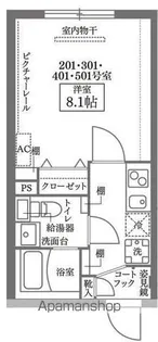 COCOCUBE日本橋水天宮【4階】の間取り