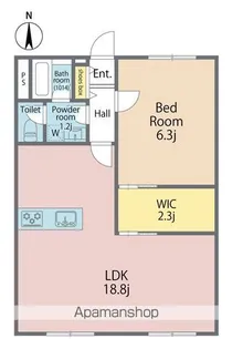 東洋ハイツ【203号室】の間取り