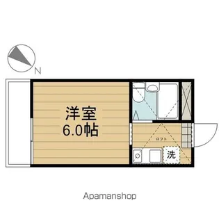 レジデンスATT立川【2階】の間取り