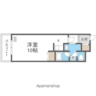清友ビル【105号室】の間取り