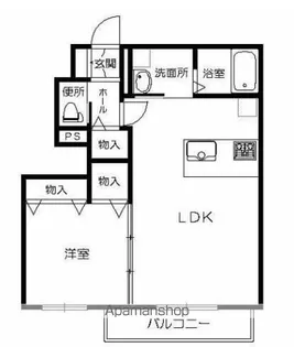 PRONUBE駅西【1階】の間取り