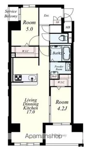 エクストラパレス【6階】の間取り