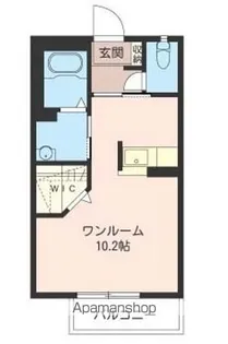 サンパティーク【102号室】の間取り