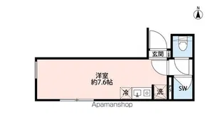 ルミエール荒川町屋【1階】の間取り