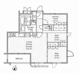 NIDO SAKURAGAOKA【2階】の間取り
