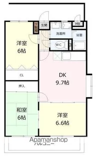 ユーミーつばき【3階】の間取り