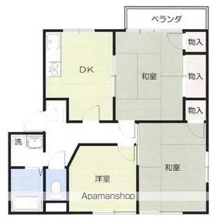 ティアラハウスA【2階】の間取り