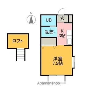 MGハイム【203号室】の間取り