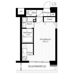 パークテラス花谷【3階】の間取り