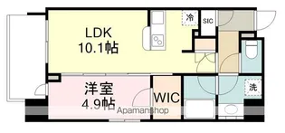 グランカーサ仙台晩翠通【11階】の間取り