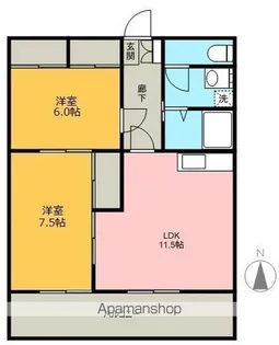 シュロスキーファーベルク【4階】の間取り