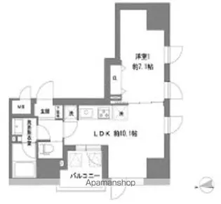 ラヴィータ東上野【2階】の間取り