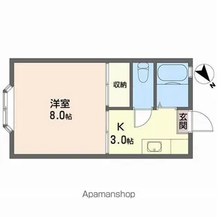 アーバンステージ【101号室】の間取り