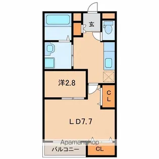 ALTE MEISTER レオ【303号室】の間取り