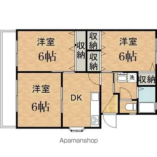 フォレストカメリア【201号室】の間取り