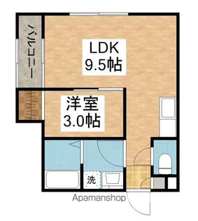 L COLLECTION天神前【2階】の間取り