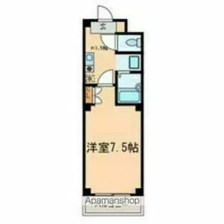 エクセレント栄光【4階】の間取り