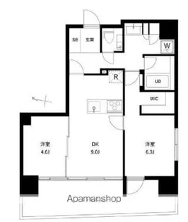 リテラス押上【2階】の間取り