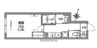 FABRIC中井【2階】の間取り