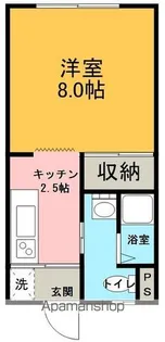 北海道網走市駒場北1丁目【アパート】の間取り
