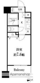 スペーシア秋葉原【7階】の間取り