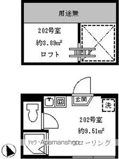 フェリスチェロ【2階】の間取り
