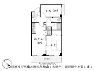 松戸竹ケ花パークハウス【3階】の間取り