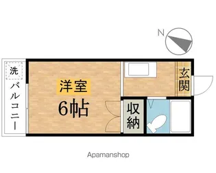ハイツヤギ【201号室】の間取り