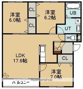 フィフティワンVol.Ⅳ【2階】の間取り