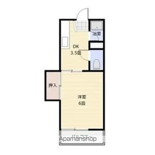 アルス極楽C棟【116号室】の間取り