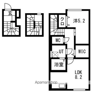 GRANDIR城北【306号室】の間取り